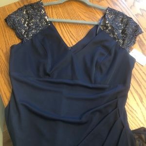 Navy blue formal.